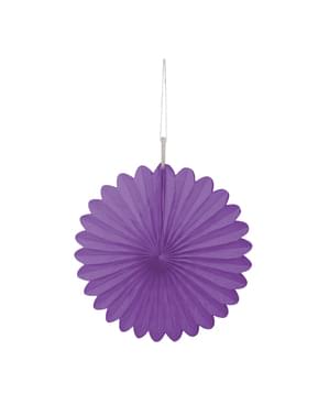 3 violetinių dekoratyvinių ventiliatorių rinkinys - „Basic Colors Line“