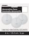 3 decorative paper fans in whit (15,2 cm) - Basic Colours Line