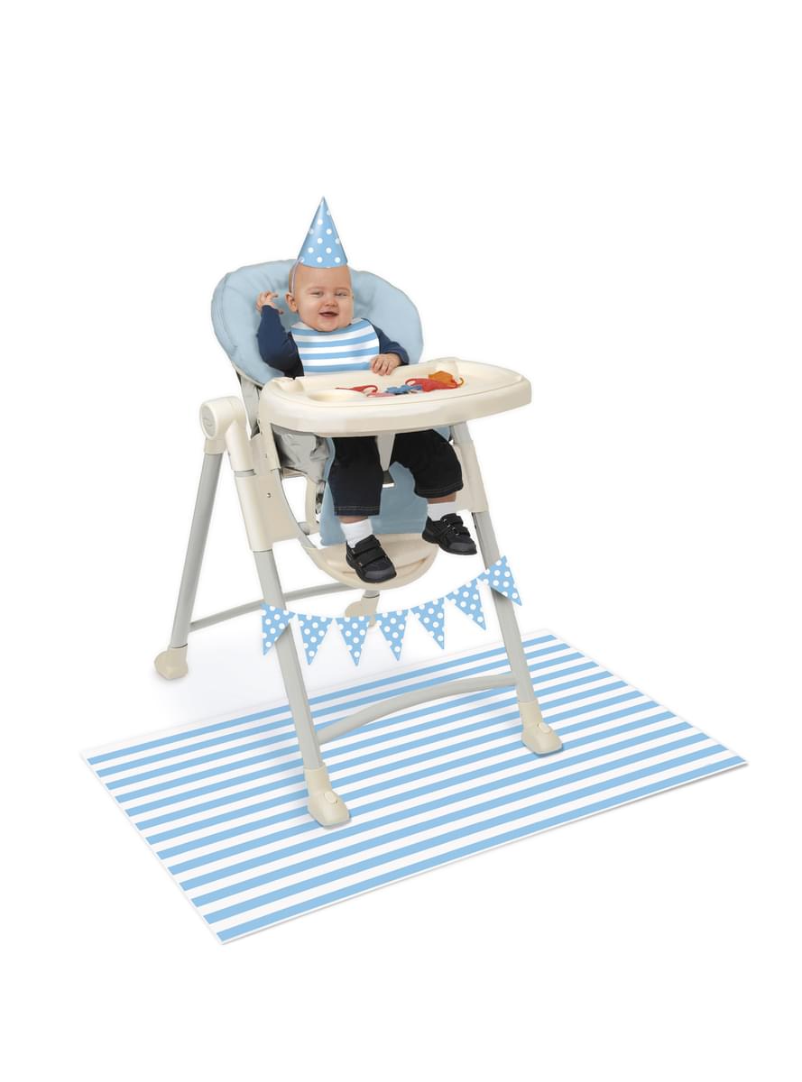 1. Geburtstag Set blau-weiß