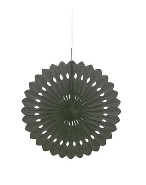 黒の装飾扇風機 - 基本色ライン