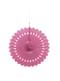 Rosace en papier couleur rose- Gamme couleur unie