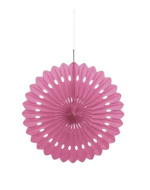Evantai de hârtie decorativ roz - Gama Basic Colors