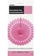Rosace en papier couleur rose- Gamme couleur unie