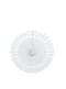 Abanico de papel decorativo color blanco - Línea Colores Básicos