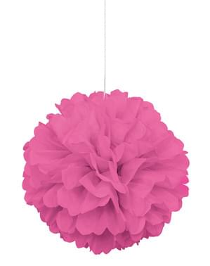 Pompom dekorativ rosa - Kollektion Basfärger