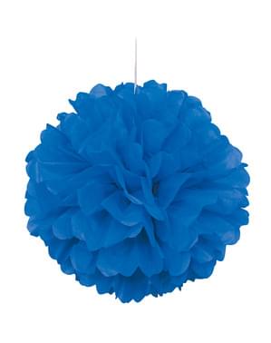 Pompom decorativo cor azul escuro - Linha Cores Básicas