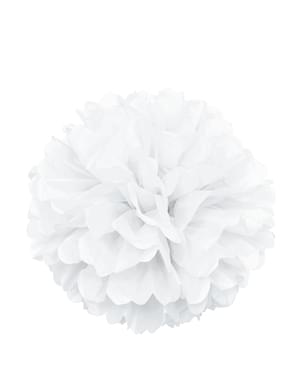 Декоративный белый помпон - линия базовых цветов