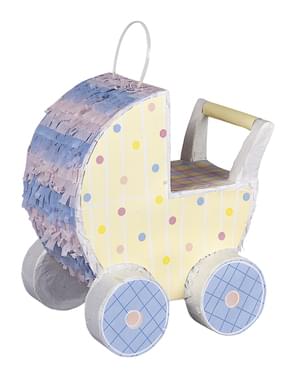 Baby carriage piñata - Dekorator Kereta Bayi