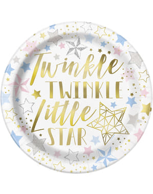 Sada 8 talířů - Twinkle Little Star