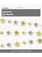 Gold and silver stars garland
