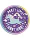 Set of 8 Happy Unicorn dessert plates - Unicorn
