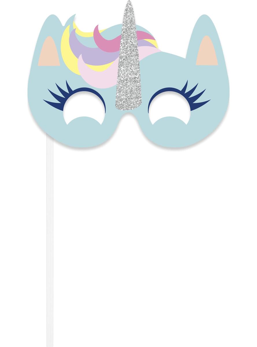 10 accessori per photocall dell'Unicorno - Happy Unicorn