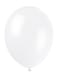 10 baloane culoarea alb (30 cm) - Gama Basic Colors