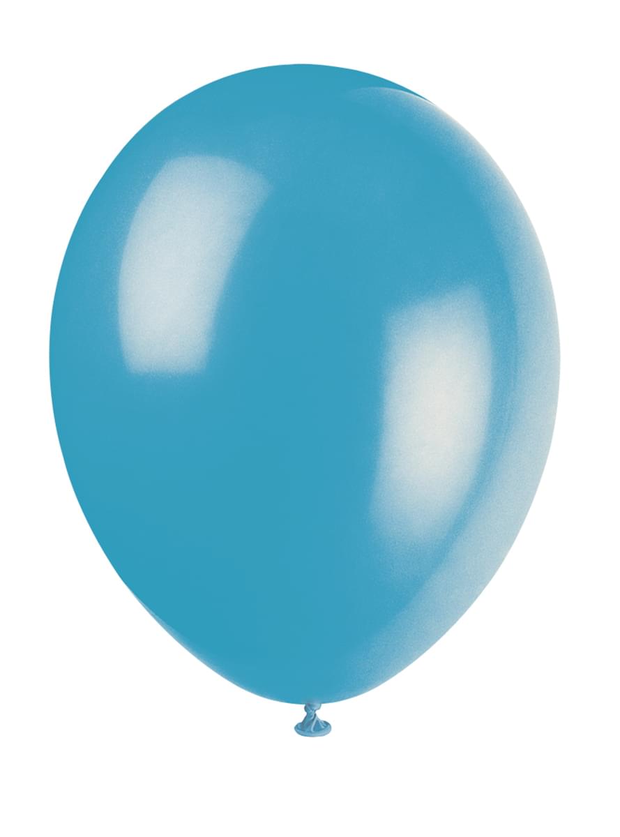 10 turquoise ballonne (30 cm) - Basis Kleuren Lijn