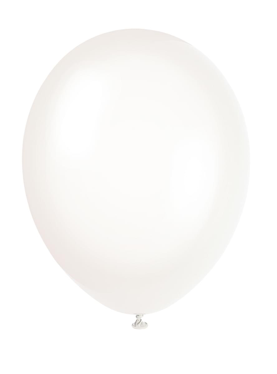 Luftballon Set transparent 10-teilig - Basic-Farben Kollektion
