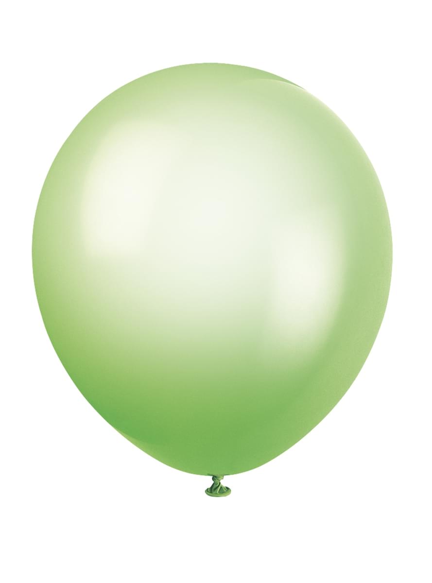 10 globos colores neón variados (25,4 cm) - Línea Colores Básicos