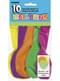 10 globos colores neón variados (25,4 cm) - Línea Colores Básicos