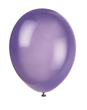 10 palloncini color viol (30 cm) - Linea Colori Basic