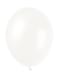 8 palloncini color bianco perlato-Linea Colori Basic (30 cm)