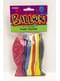 10 ballons couleurs pastel variés - Gamme couleur unie