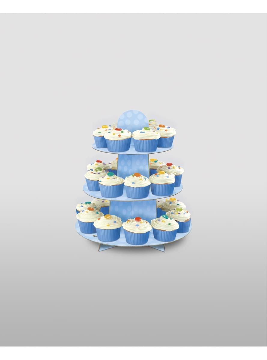 Base grande para cupcake azul