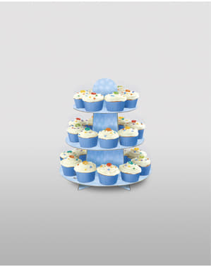 Base para cupcakes grande azul