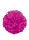 Pompom decorativo cor-de-rosa néon