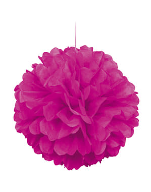Декоративний неоновий рожевий Pom-Pom