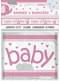 Baby Shower Schild rosa - Umbrellaphants Pink