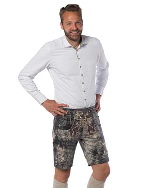 Anaconda Lederhose deluxe voor mannen