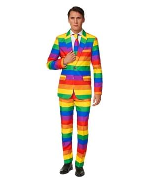 Dräkt Rainbow Suitmeister vuxen