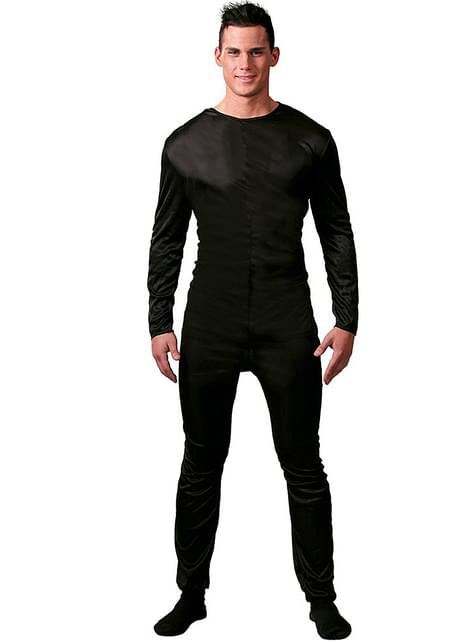 Black Bodysuit for Men
