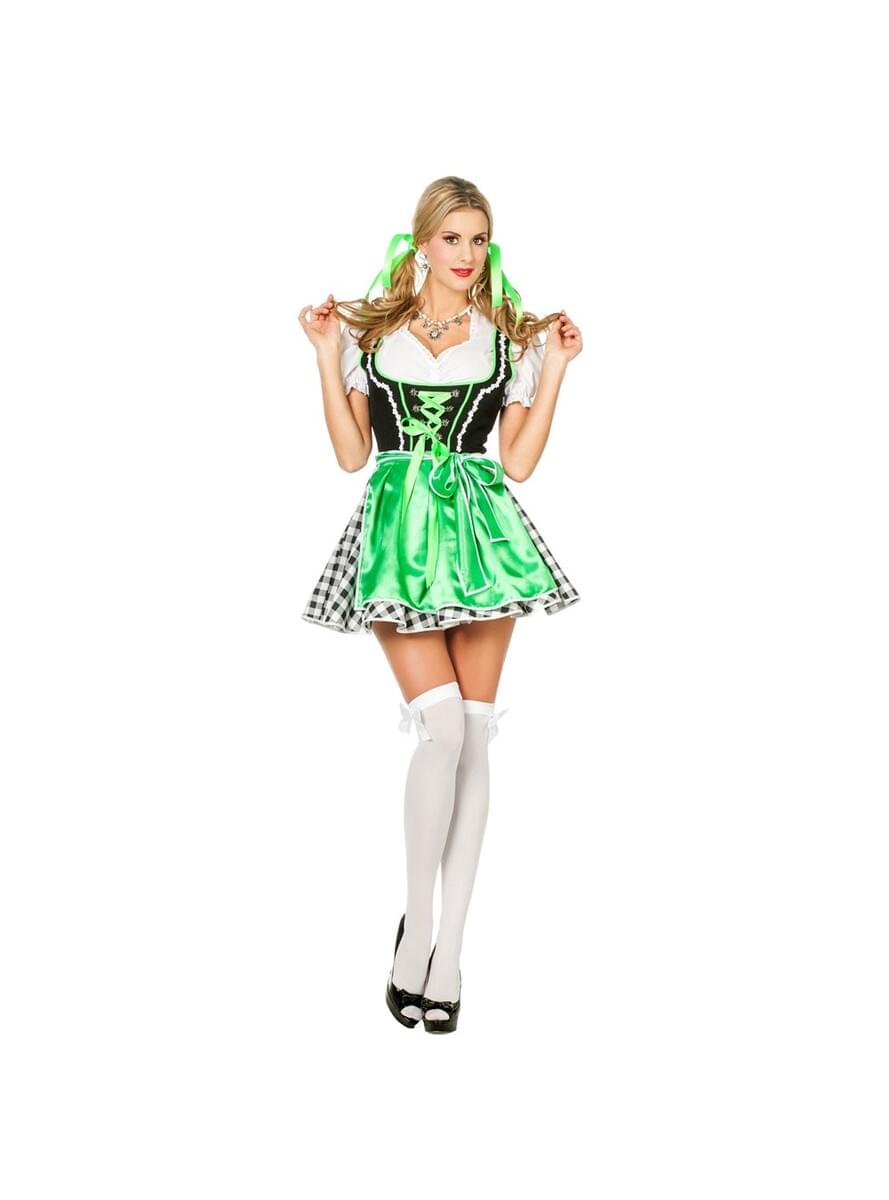 Vihreä Dirndl Naisille