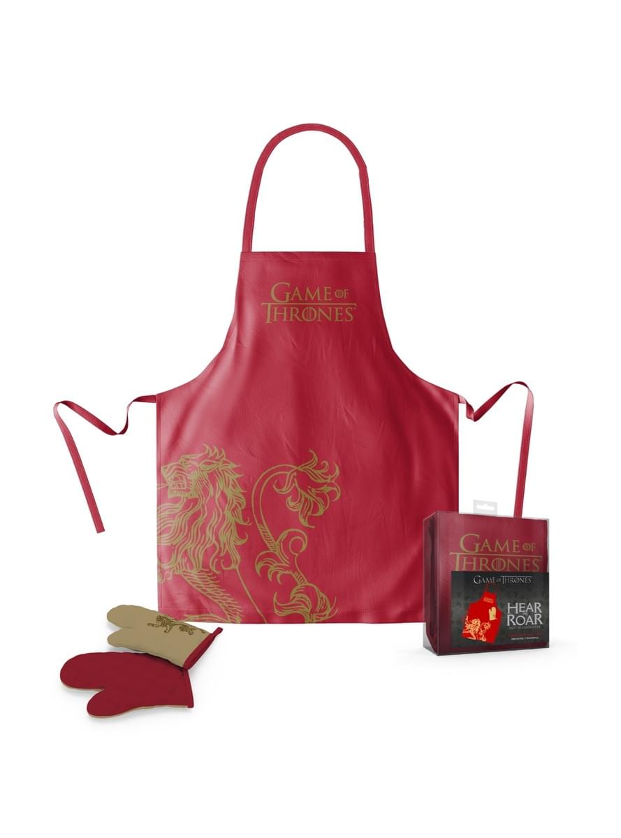 Lannister apron and oven mitt set - Game of Thrones