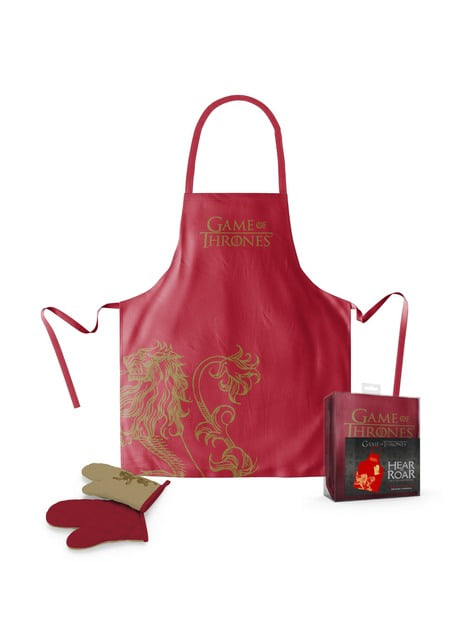 Lannister apron and oven mitt set - Game of Thrones
