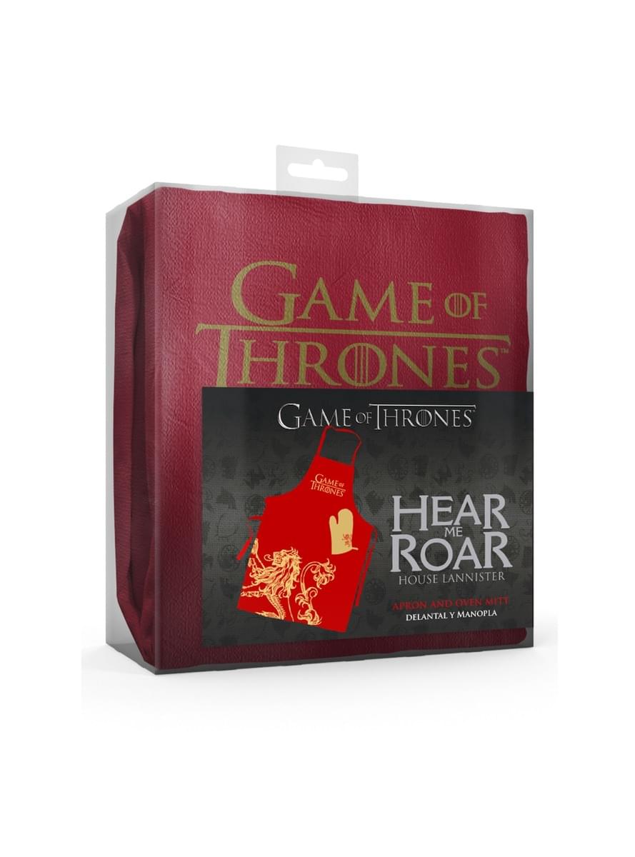 Lannister apron and oven mitt set - Game of Thrones