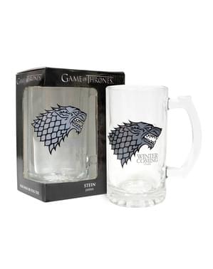 Caneca de cristal Stark Winter is Coming - Game of Thrones