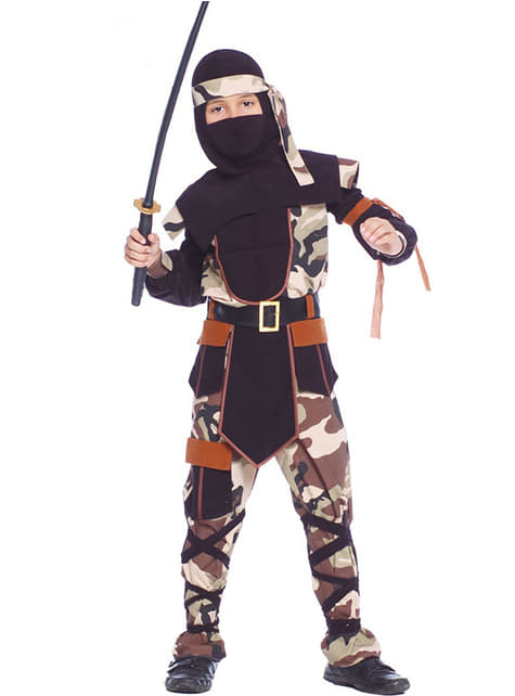 Disfraz de ninja comando para niño
