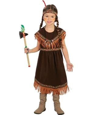 Sioux indianer kostume til piger