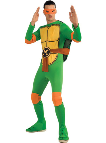 Ninja Turtles Mikey Adult Costume. Express delivery | Funidelia