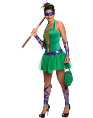 Fato de Donatello das Tartarugas Ninja para mulher