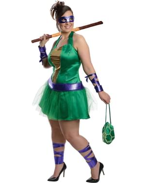 Ninja Turtles Donatello kostume til kvinder plus size