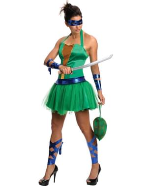 Disfraz de Leonardo de las Tortugas Ninja para mujer