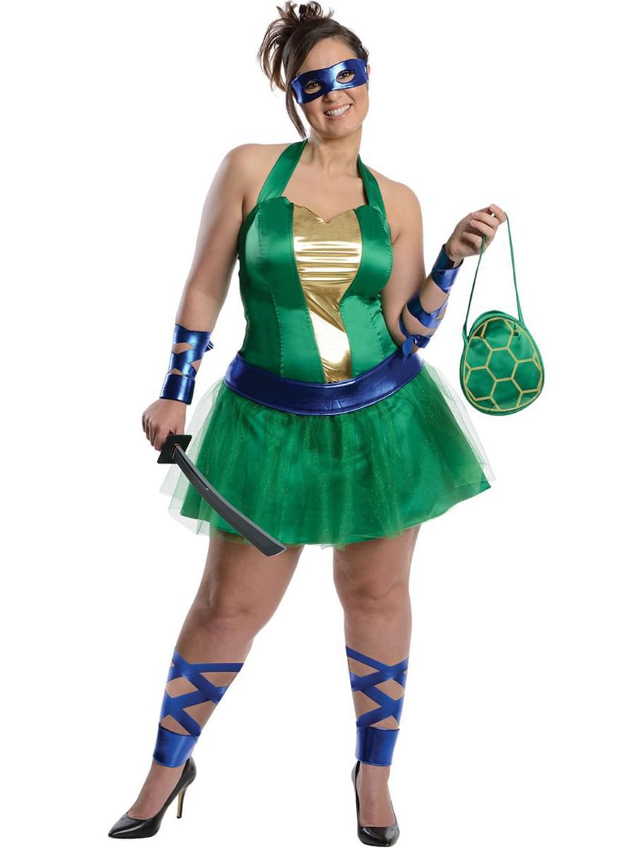 Déguisement de Leonardo des Tortues Ninja pour femme grande taille Funidelia