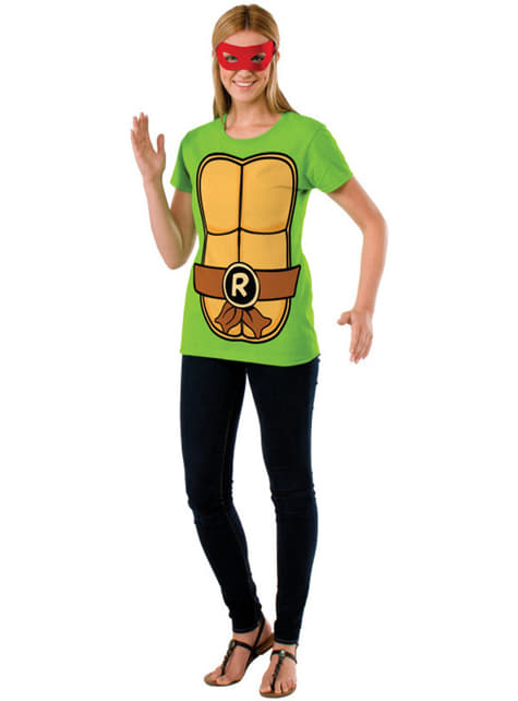 Raphael Ninja Turtles Kostüm für Damen Classic