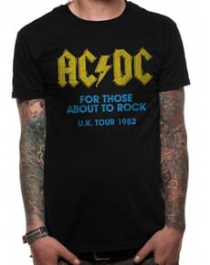 T-shirt For Those About to Rock para adulto - AC/DC