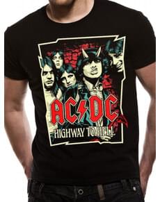 T-shirt Highway Cartoon para adulto - AC/DC