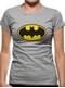 Tricou Batman gri Classic Logo pentru femeie - DC Comics