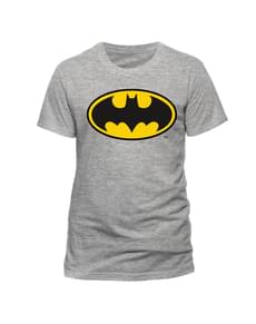 T-shirt cinzenta Classic Logo para homem - Batman