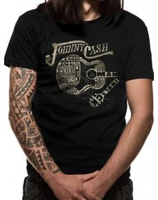 T-shirt Guitarra para adulto - Johnny Cash